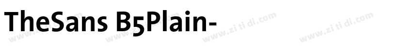 TheSans B5Plain字体转换